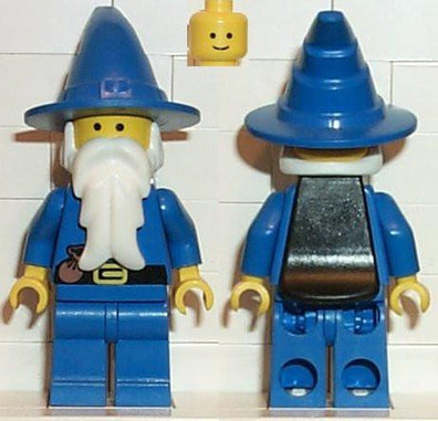 LEGO Minifigure-Dragon Knights - Majisto Wizard, Black Cape-Castle / Dragon Knights-CAS249-Creative Brick Builders